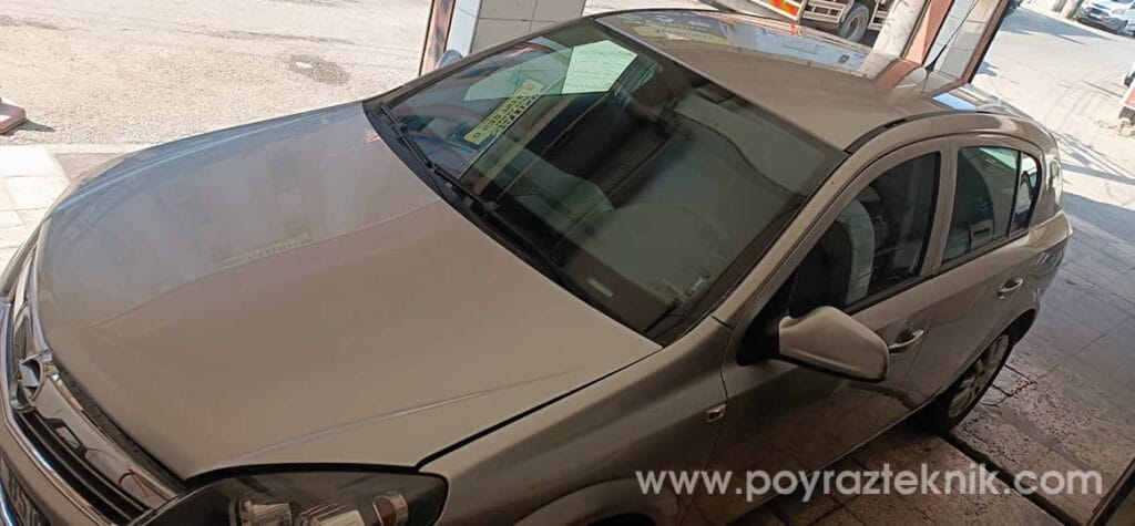 Opel g&uuml;neş yanığı boyama