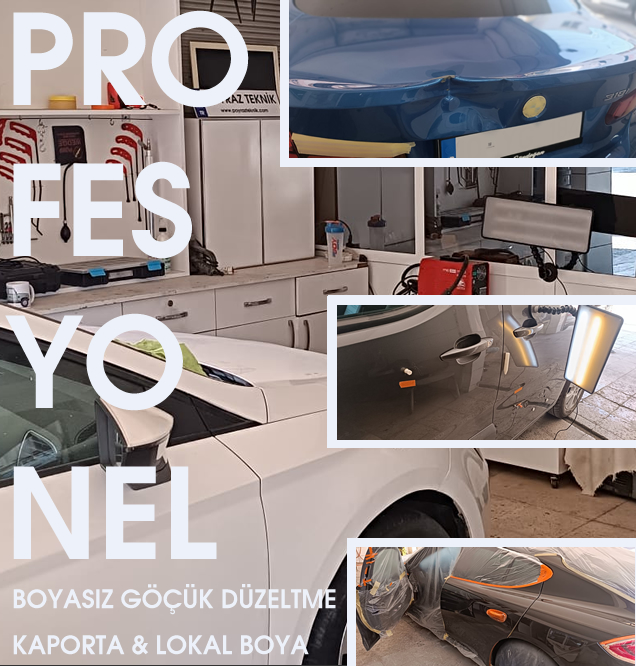 Poyraz, boyasız göçük düzeltme